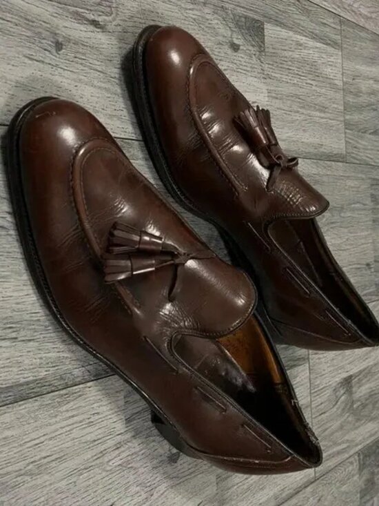Churchs Custom Grade Brown Tassel Men\'s Dress Shoes 9.5 UK main image 6